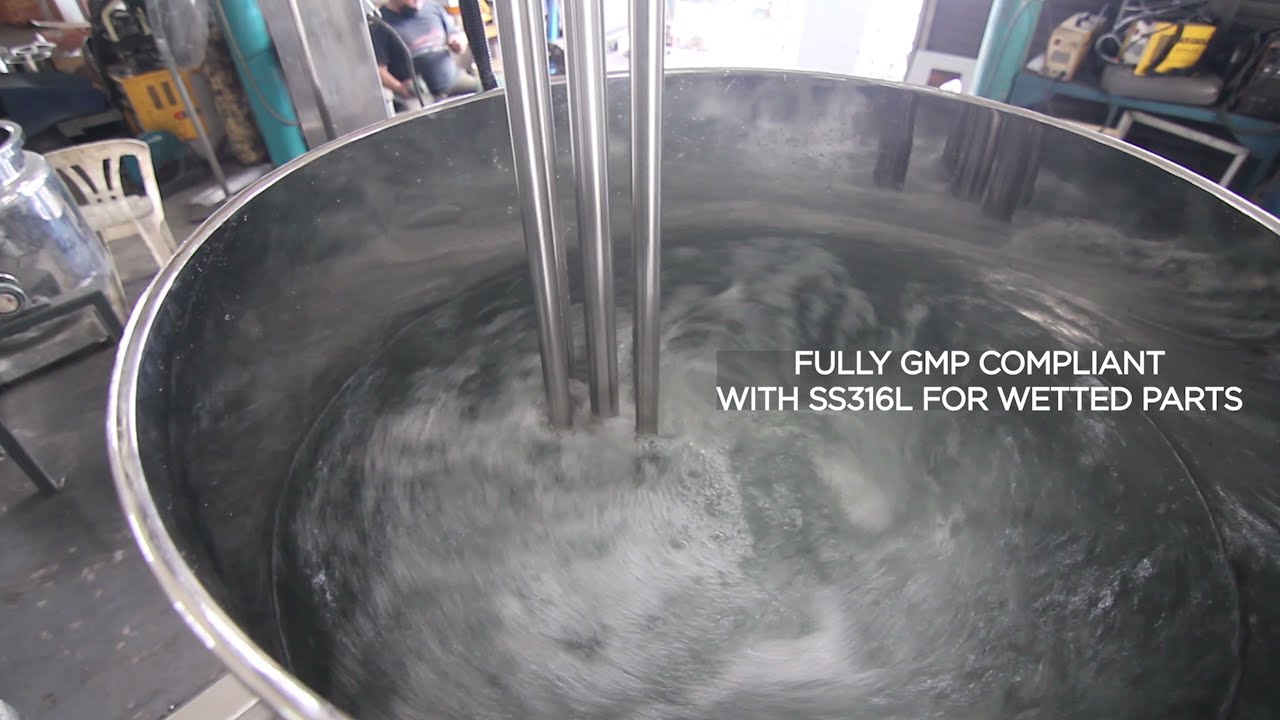 Batch High Shear Mixer | In-Tank Batch Mixer | Batch Homogenizer with lifting (Explosion Proof)