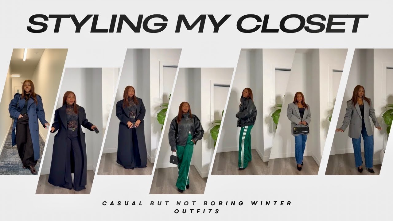 How I Style My Closet: Chic Casual Winter Outfits (Blazers, Leather & Everyday Looks)