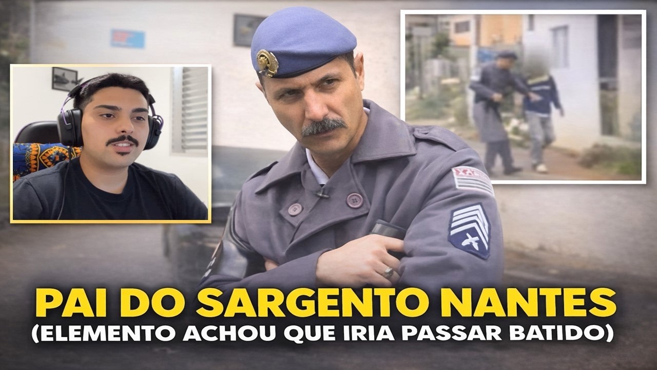 Achou que ia passar despercebido cheio de droga perto da Policia - Reação