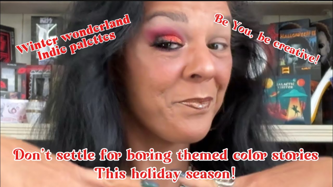 Recommendations for the not so boring WINTER/CHRISTMAS Palettes!Swatches#indiebeauty #beauty#makeup 