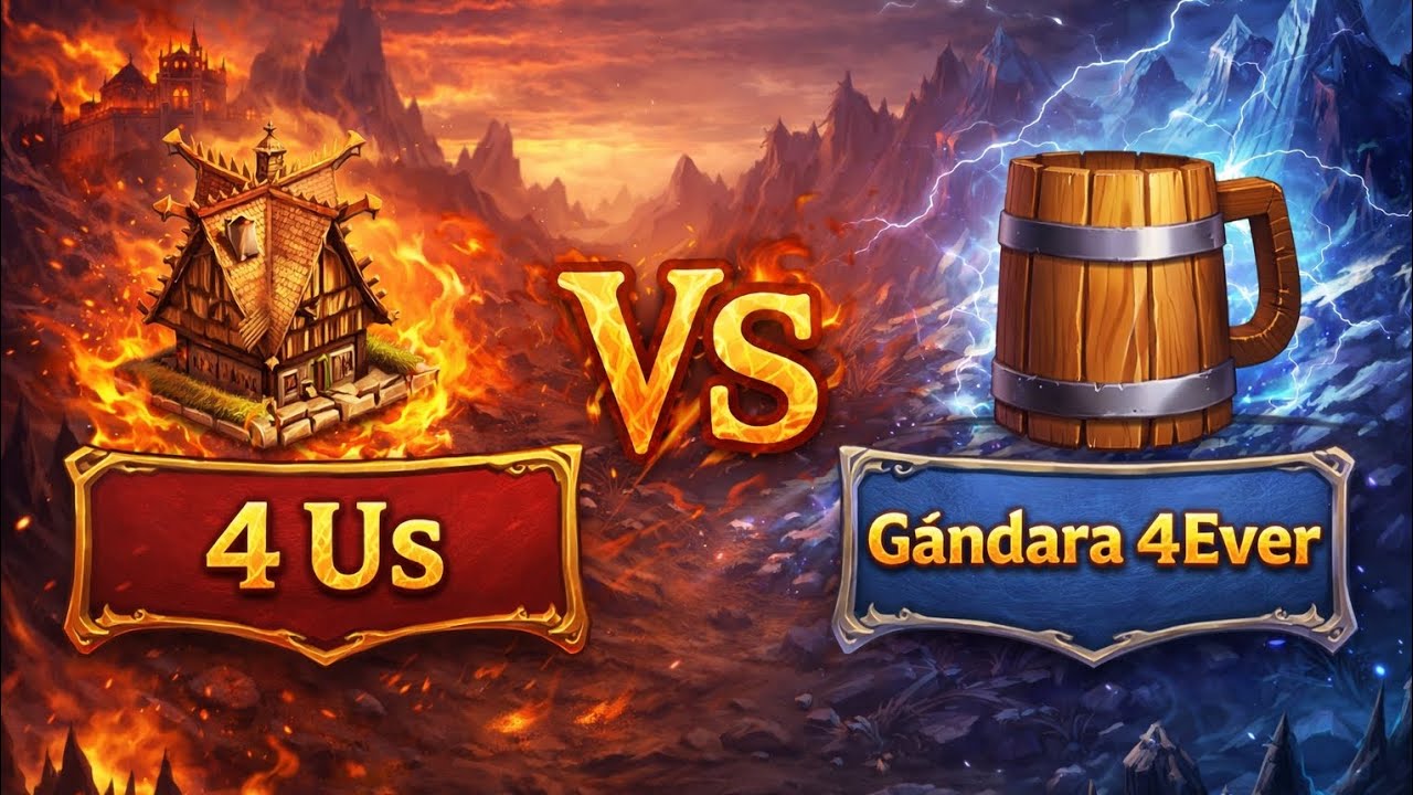 WOJNA ŻAR Z NIEBA  / EMPIRES AND PUZZLE / 4US vs GANDARA 4EVER / MIKEL FOXY 