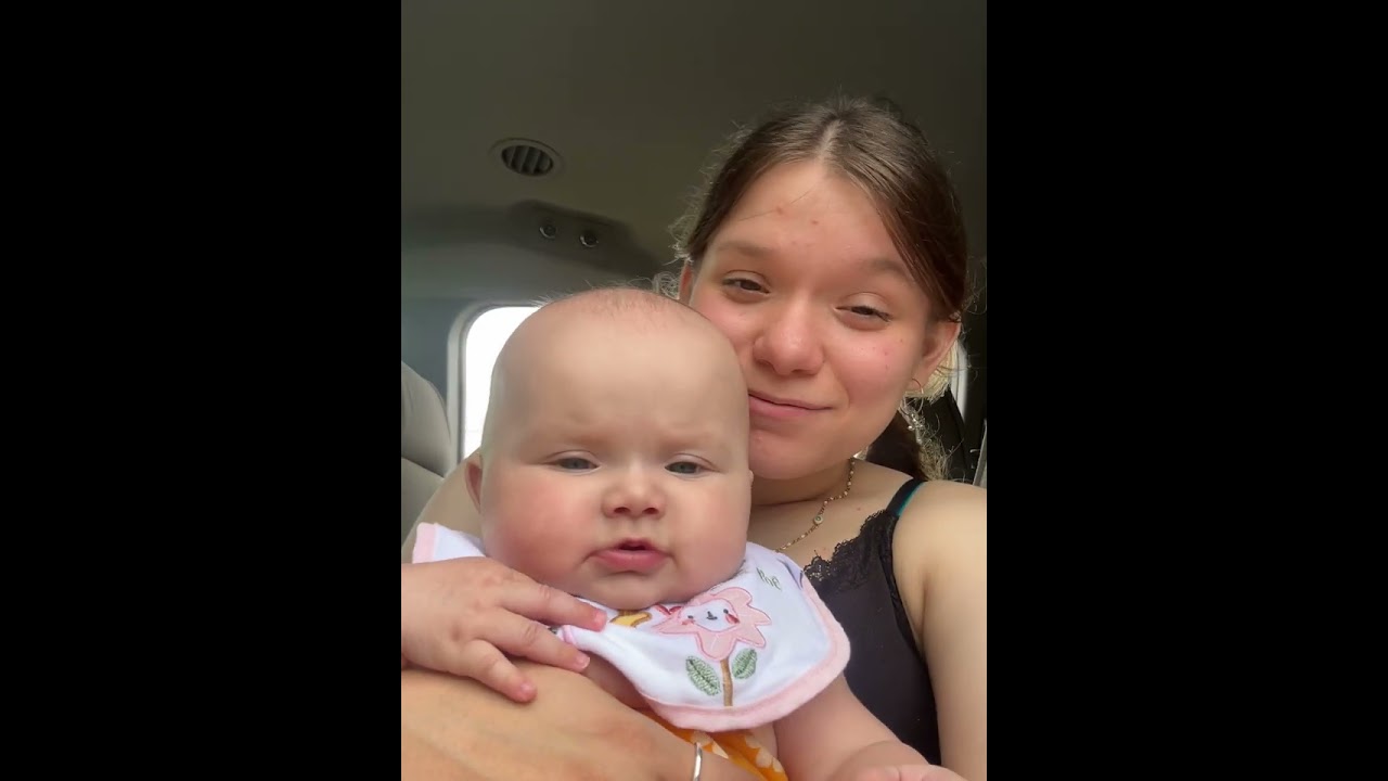 Enjoying the fresh air with Lyla 