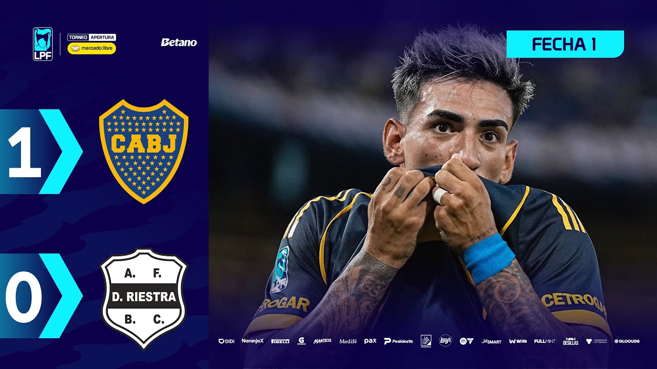 BOCA 1 - 0 DEPORTIVO RIESTRA | Resumen del partido | #TorneoMercadoLibre 2026 🏆