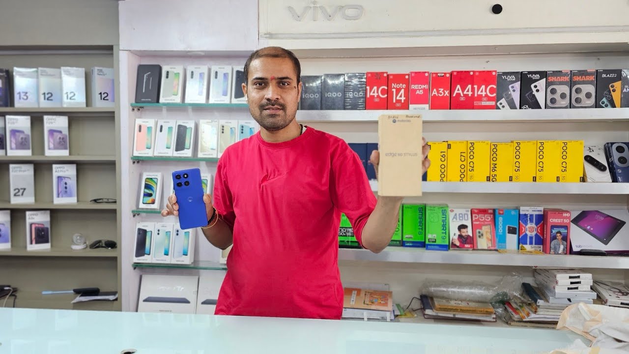 Moto edge 60 stylus unboxing sunil mobile 