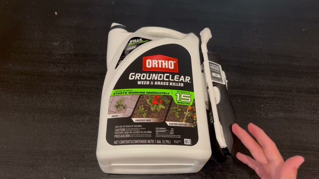 The BEST   Ortho GroundClear Weed & Grass Eliminator Review