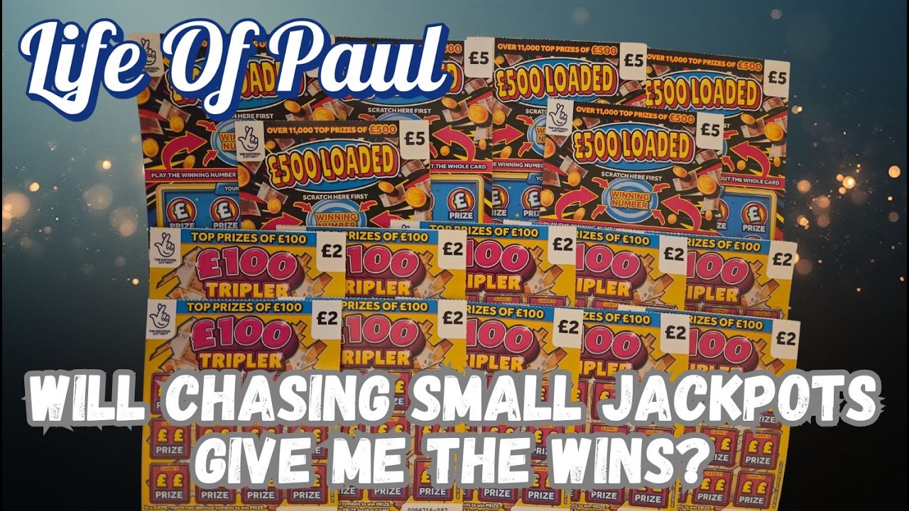 £50 mix of scratch cards, maybe today will be the day I win big!