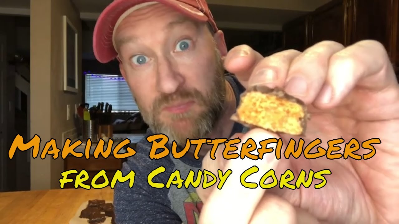 How to make Butterfingers with Candy Corn | Keiths Kitchen
