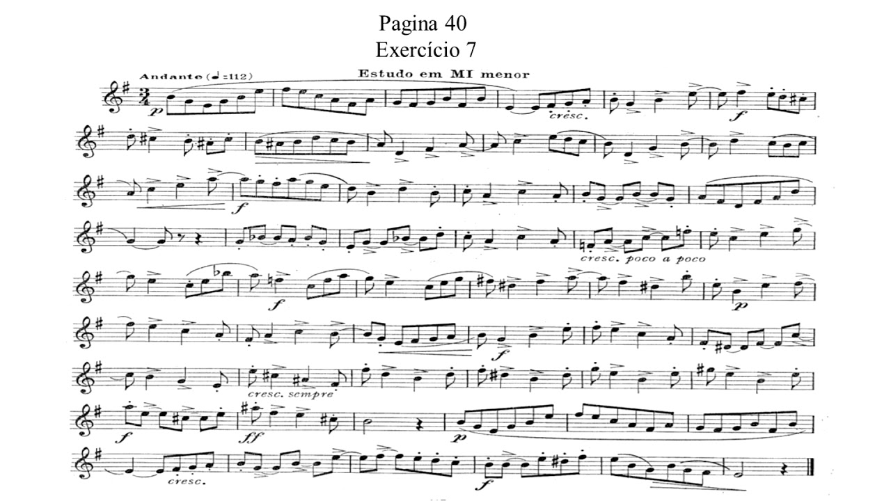 Método para Saxofone Amadeu Russo Método para Saxofone Amadeu Russo Pagina 40 Lição 7