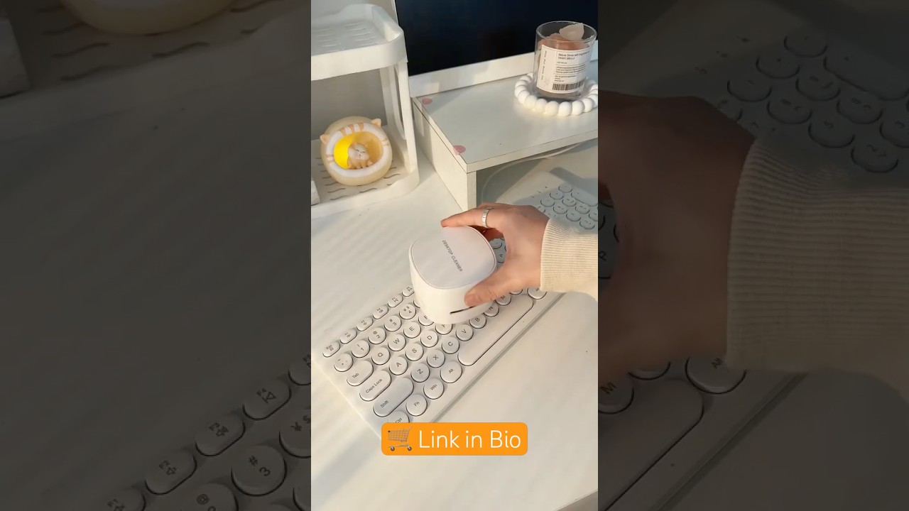 Wireless Handheld Desktop Vacuum Cleaner, Portable Smart Desktop Cleaning Robot for Home Use,