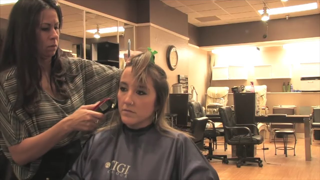 Gloria - Pt 1: Drastic Undercut Pixie (Free Video)