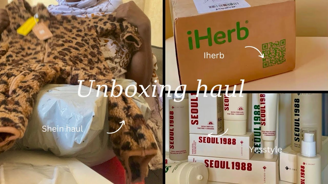 Unboxing || shein,yesstyle,& iherb . 3dax shirkad ayan kadalbaday alaab 🛍️.