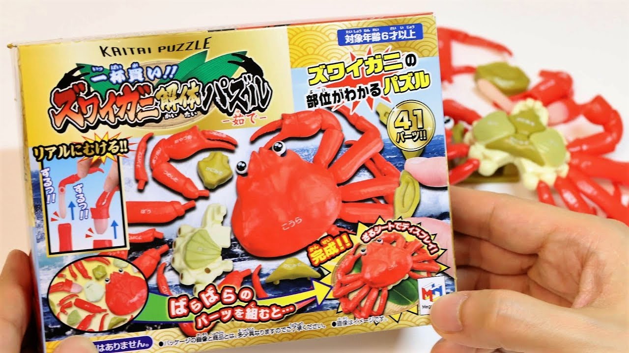 Anatomy Snow Crab DIY 3D Puzzle