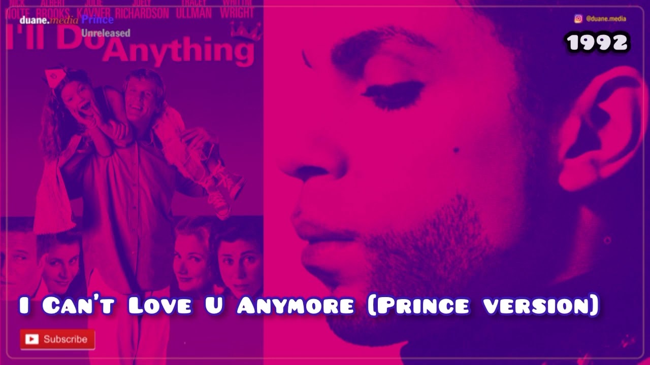 Prince Unreleased 172 | I Can’t Love U Anymore [Prince version] (1992) @duane.PrinceDMSR