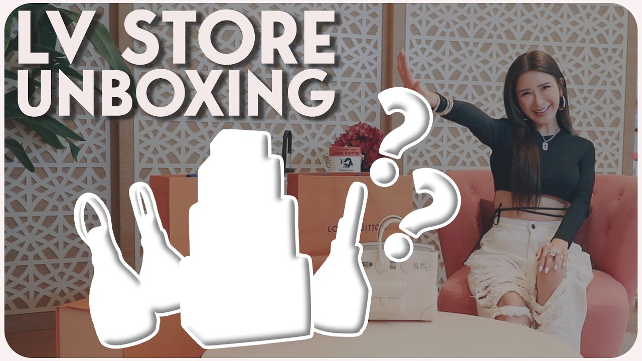 UNBOXING AT THE LOUIS VUITTON STORE (40,000 SGD?) | JAMIE CHUA