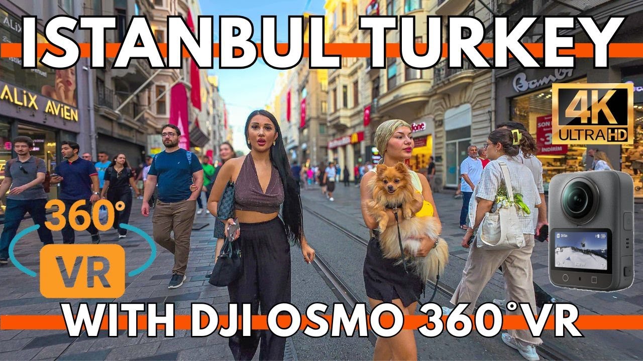 Istanbul Turkey - VR 360&deg; 8K Immersive Walking Tour 2025