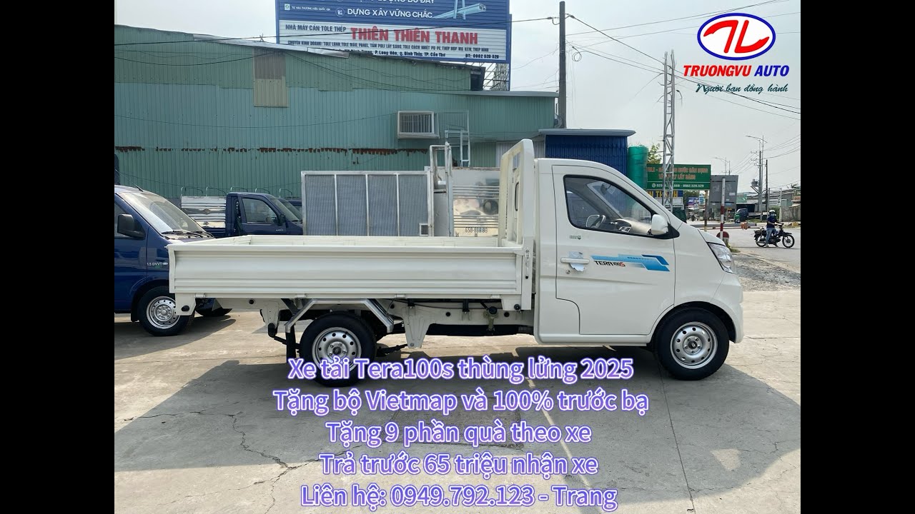 Xe tải Tera 100s 2025 thùng lửng | Xe tải Tera 100s trar góp tại Cần Thơ