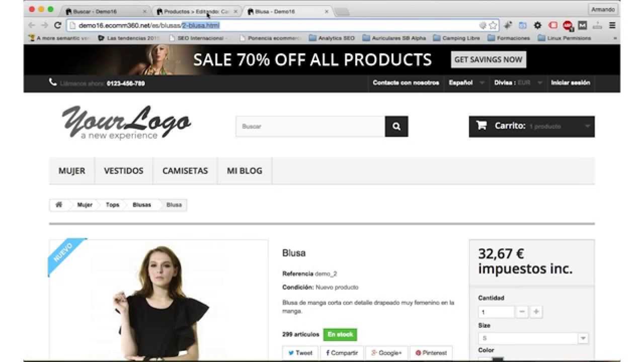 Cómo crear una Categoría y un Producto - Tutorial PrestaShop
