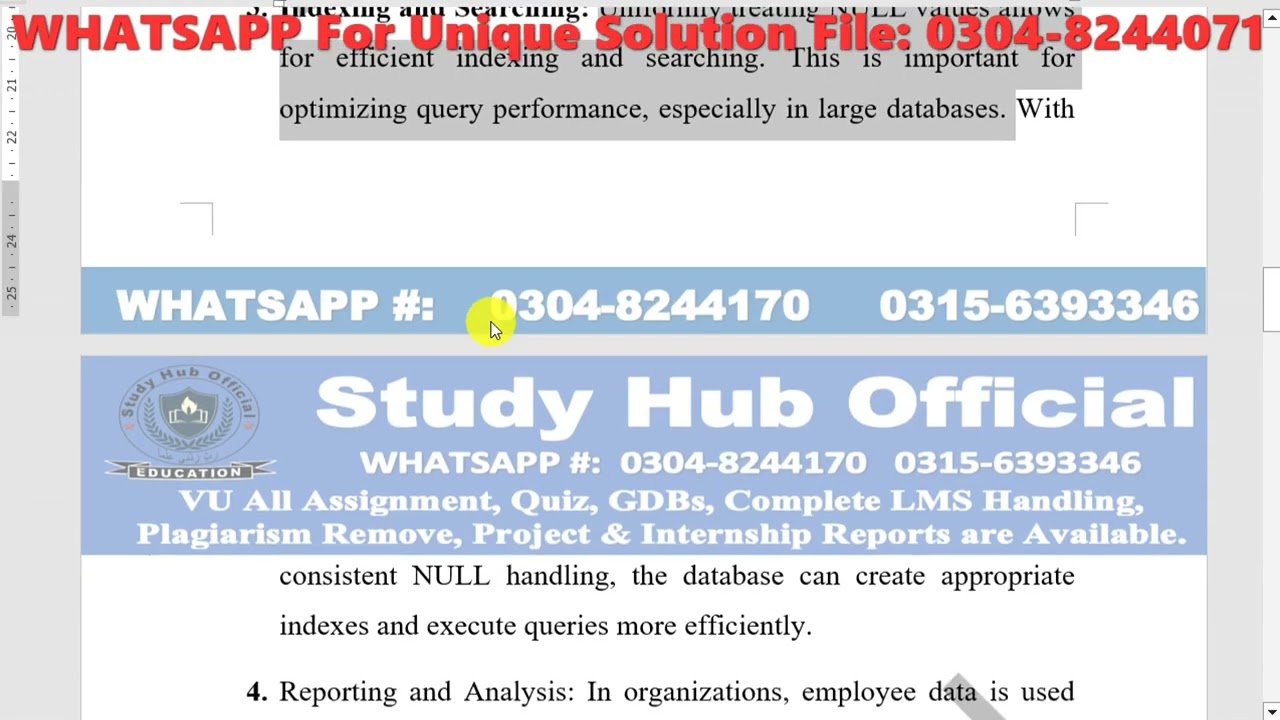 CS312 GDB Solution Fall 2023 By Study Hub Official