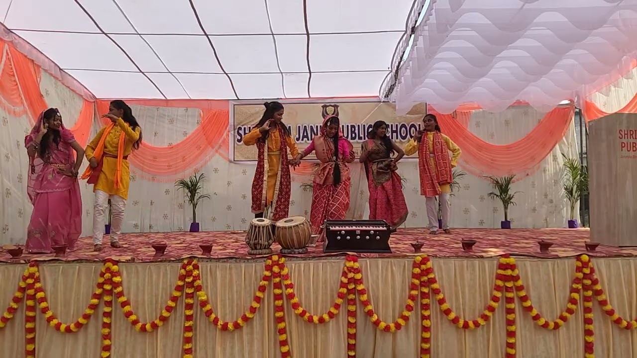 पटना के घाटवा पर ! श्री राम जानकी पब्लिक स्कूल की प्रस्तुति ! 10 Feb 2026