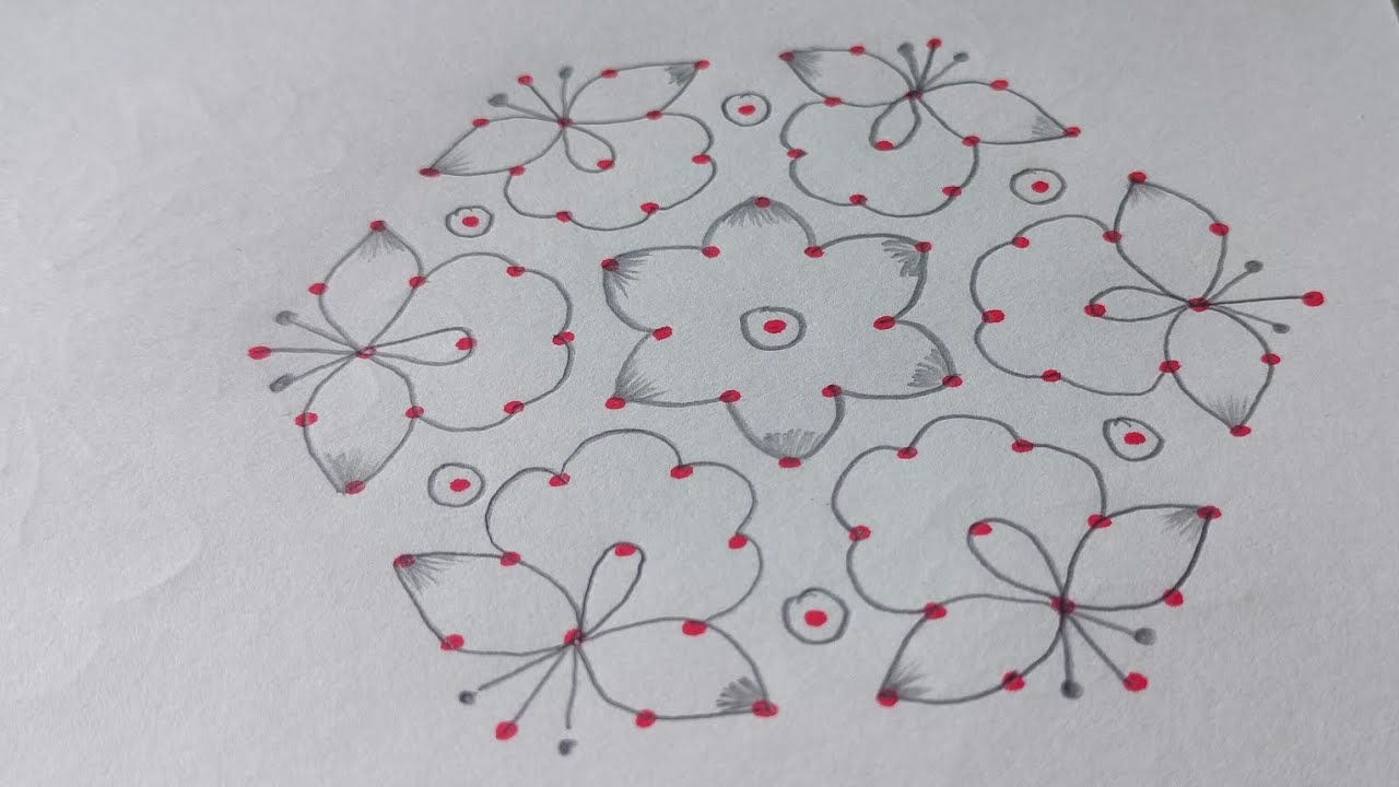 Wow trendy kolam design ☺️ #njviews #trending #kolamdesign #youtube 