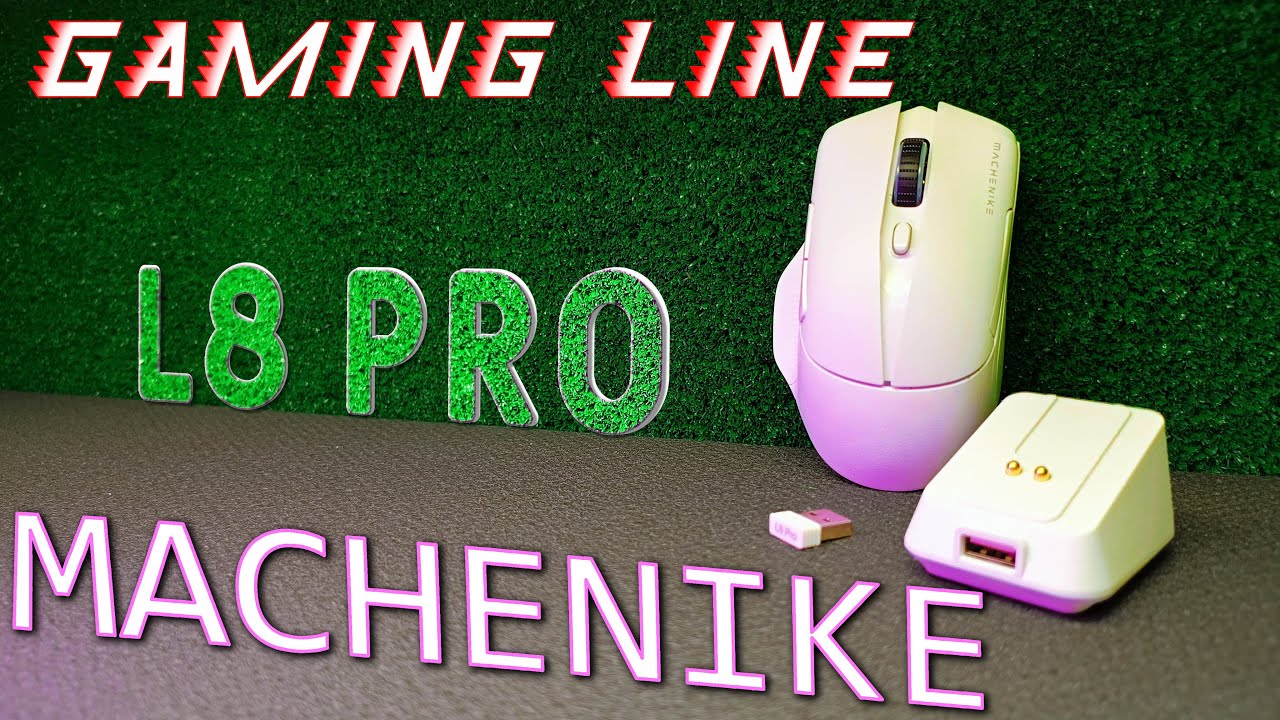 Machenike L8 PRO — Лучшая беспроводная игровая мышь с RGB-подсветкой!