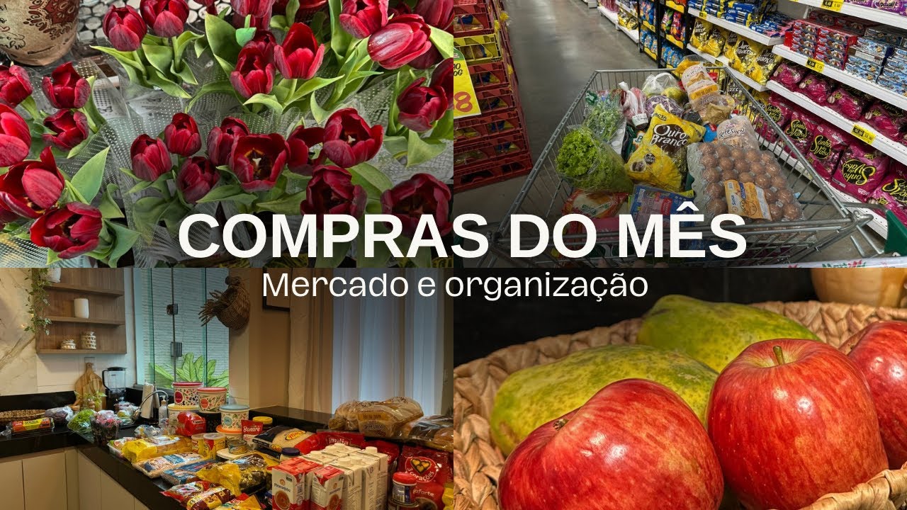 COMPRAS DO MÊS de Maio - Planejamento compras e organização.