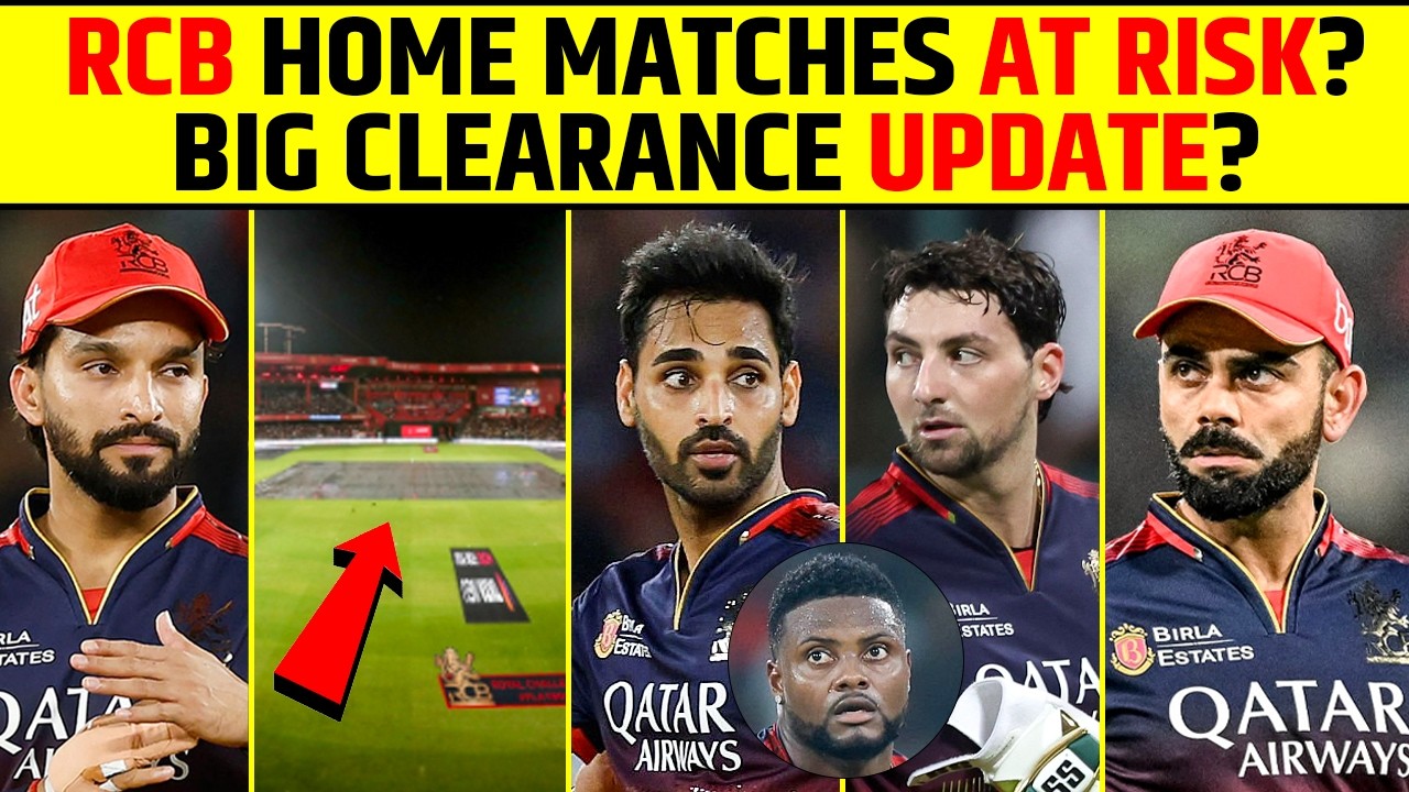 RCB HOME MATCHES CANCELLED? LATEST UPDATE REVEALED! #rcb #ipl2026 #viratkohli #rajatpatidar #news