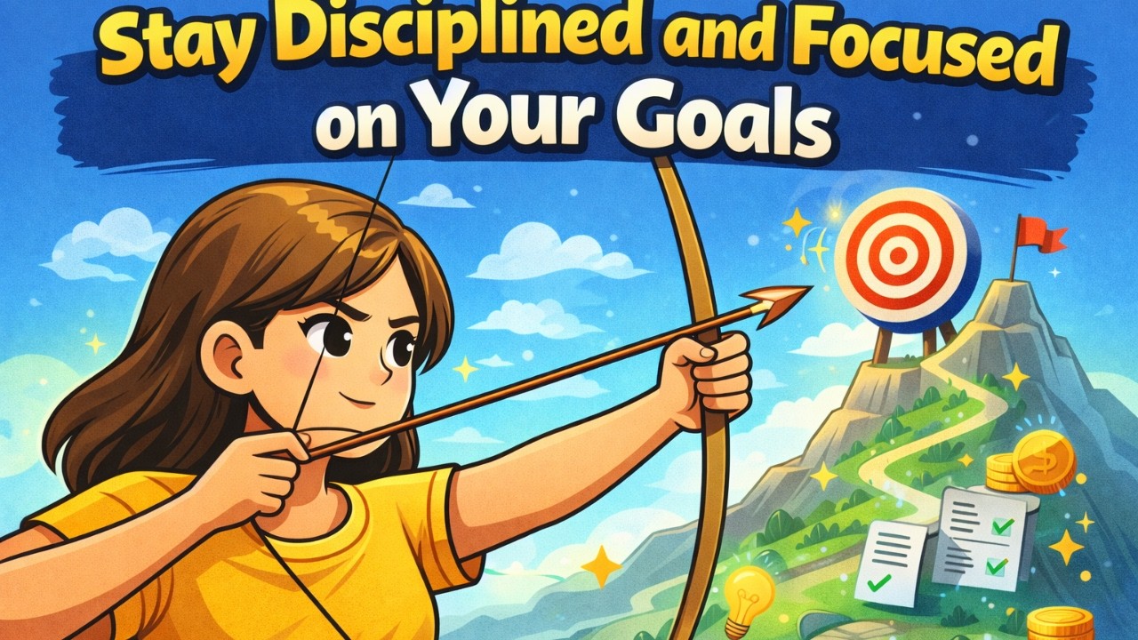 stay discipline and focused on your goals |English  speaking practice