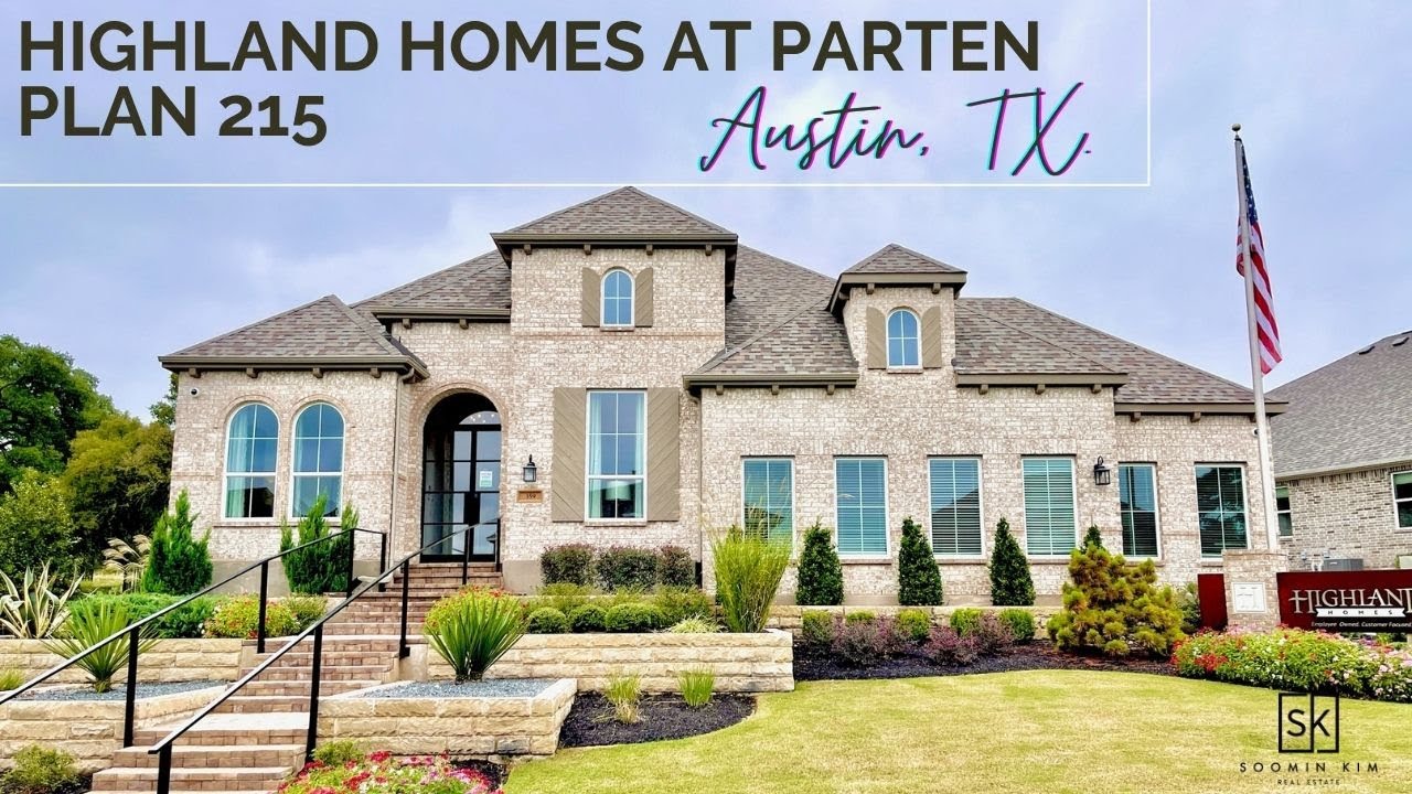 Highland Homes | Parten Community | Plan 215 | 2,939 SF | 4 Bedroom | 5.5 Bath | Austin, Texas