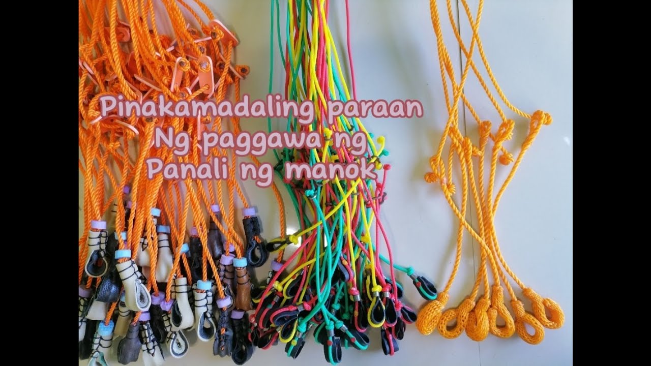 How to make chicken tie cord | Paano gumawa ng panali ng Manok