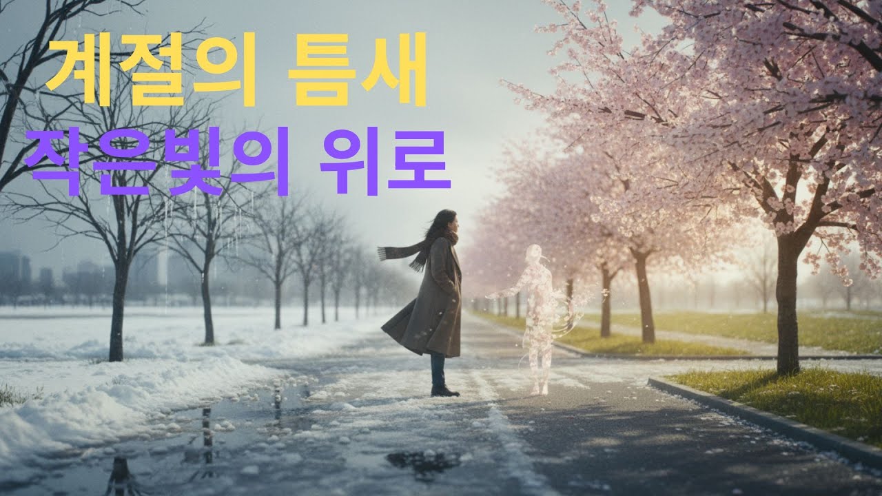 계절의 틈  작은빛의위로