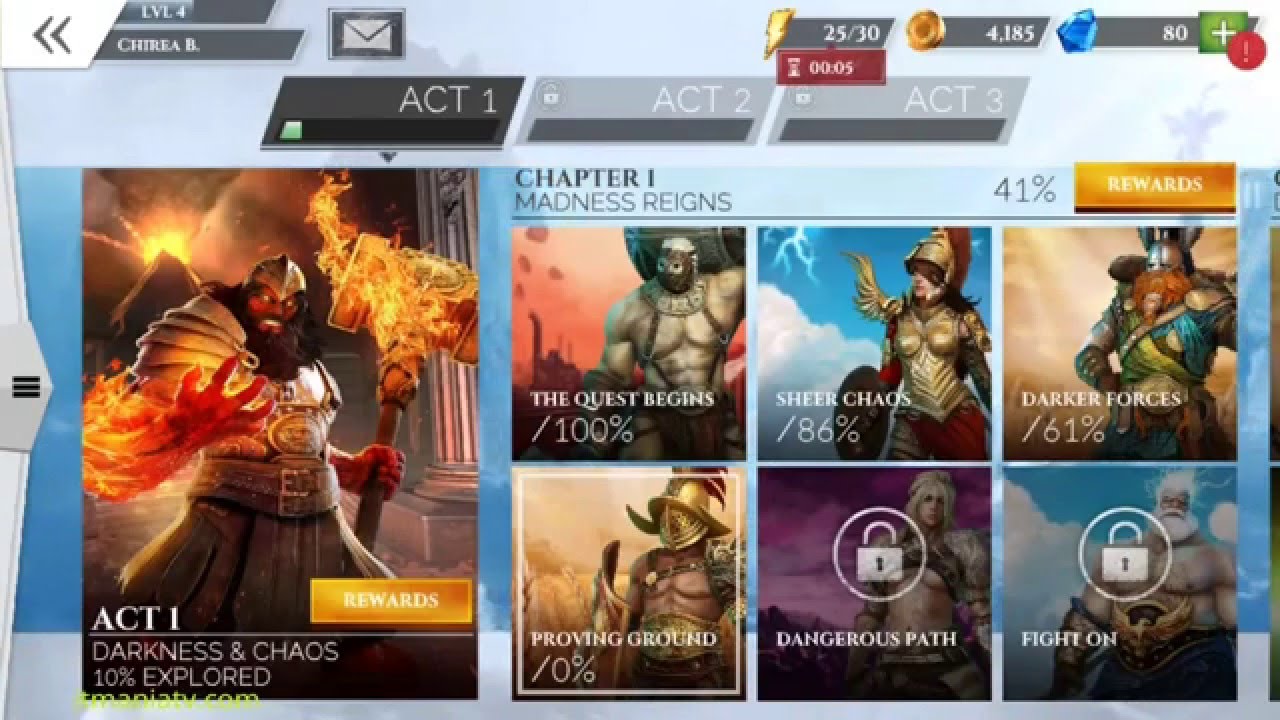 Gods of Rome - Android gameplay walktrough