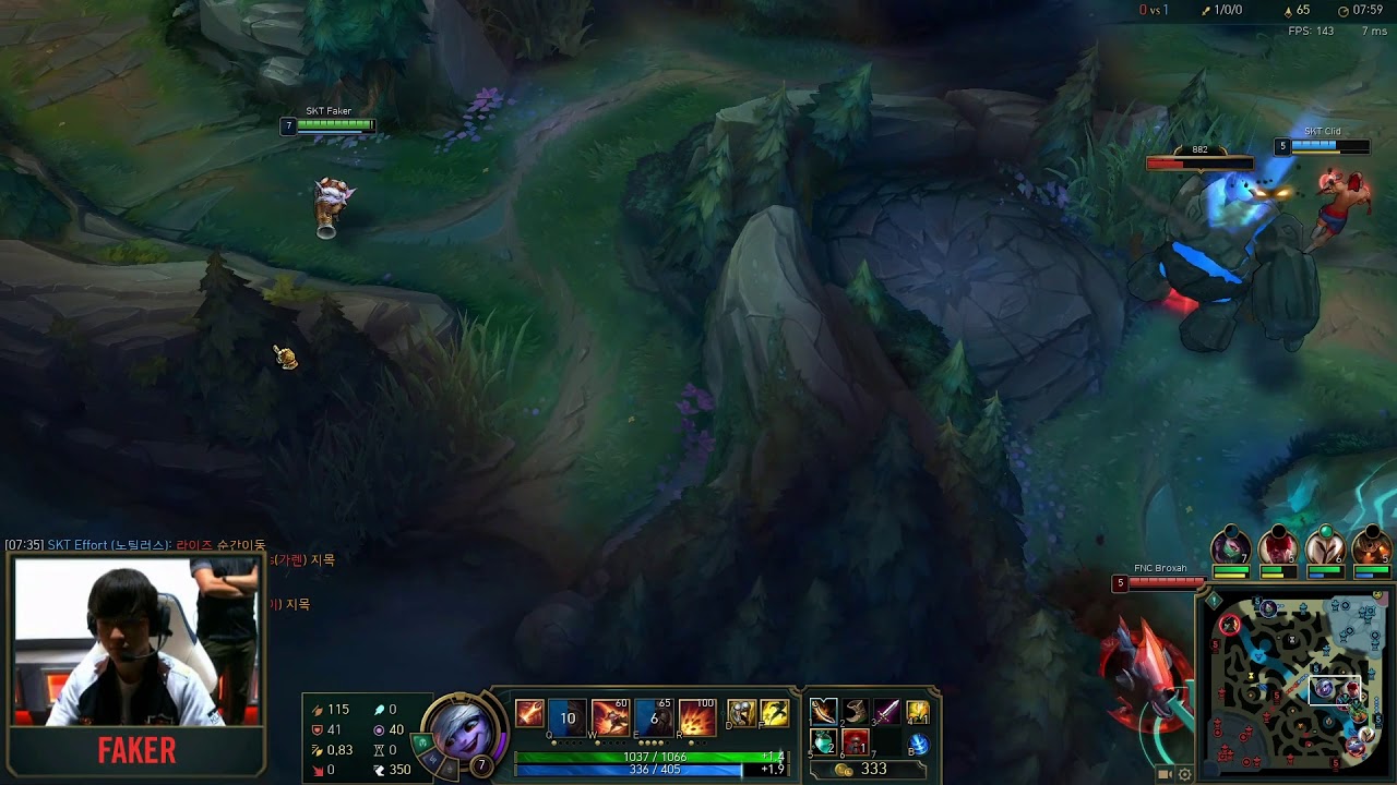 [Worlds 2019] Proview Faker | SKT vs FNC GroupC 1/2
