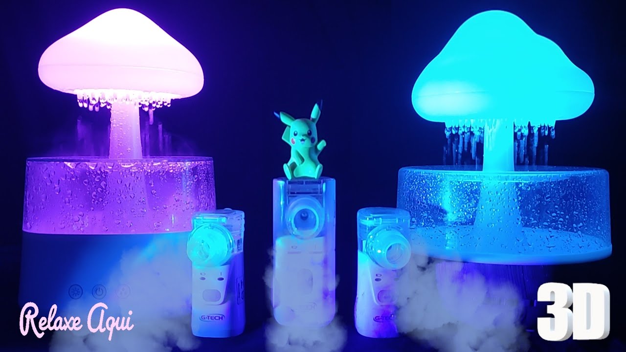 🌧️АСМР: 3D аэрозоль с фантастическим проливным дождем для сна 🌧️