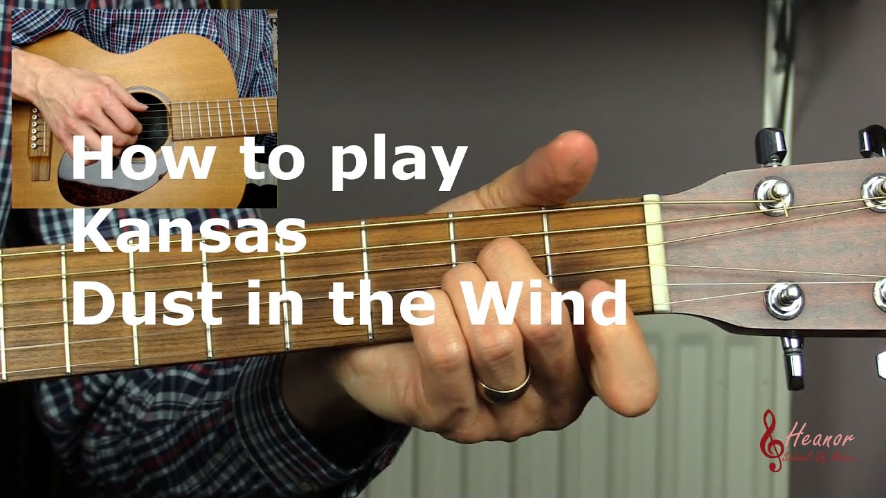 How to play Dust in the Wind by Kansas - Guitar Lesson Tutorial