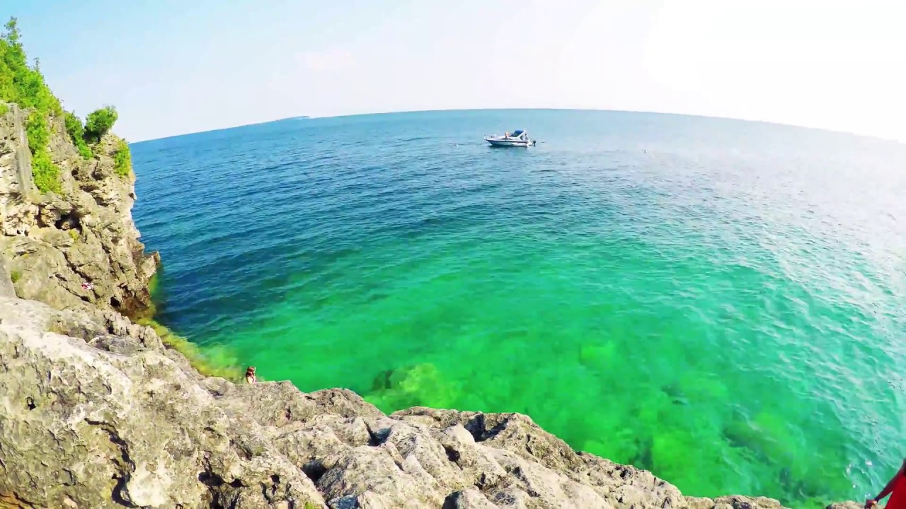 The Grotto, Bruce Peninsula 2017 in 4K