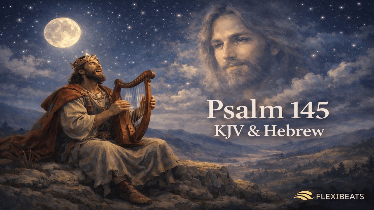 Psalm 145 KJV & Hebrew | Bible Reading & Meditation