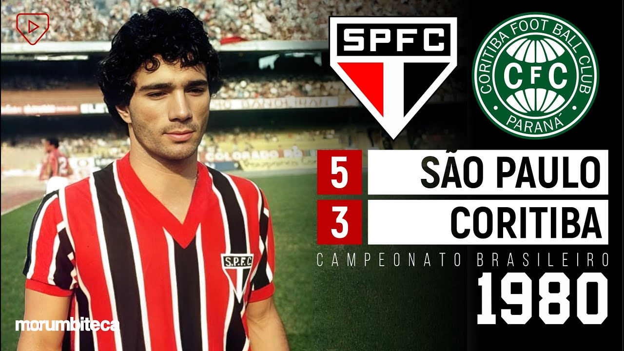 S&atilde;o Paulo 5x3 Coritiba - 1980 - Z&Eacute; S&Eacute;RGIO, RENATO, SERGINHO E A CHUVA DE GOLS NO MORUMBI!