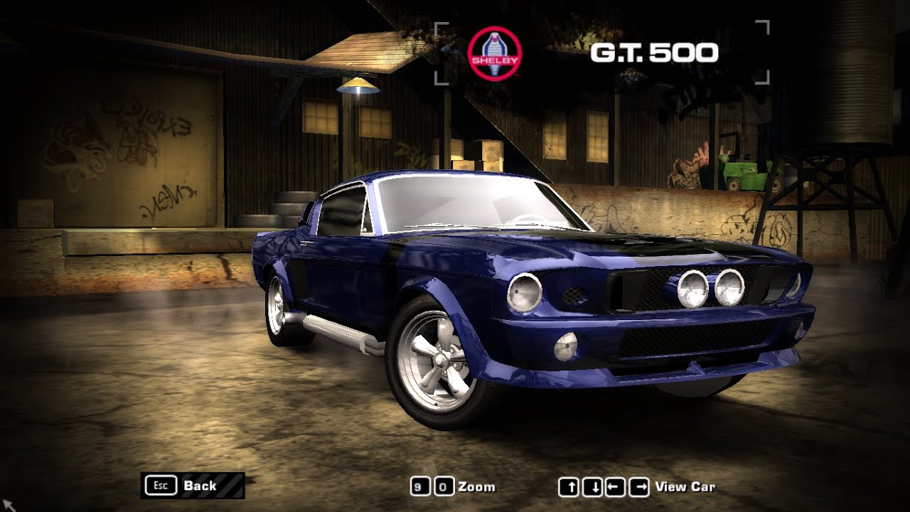 nfs most wanted  - 1967 Shelby Mustang GT500 Junkman Tuning & Gameplay