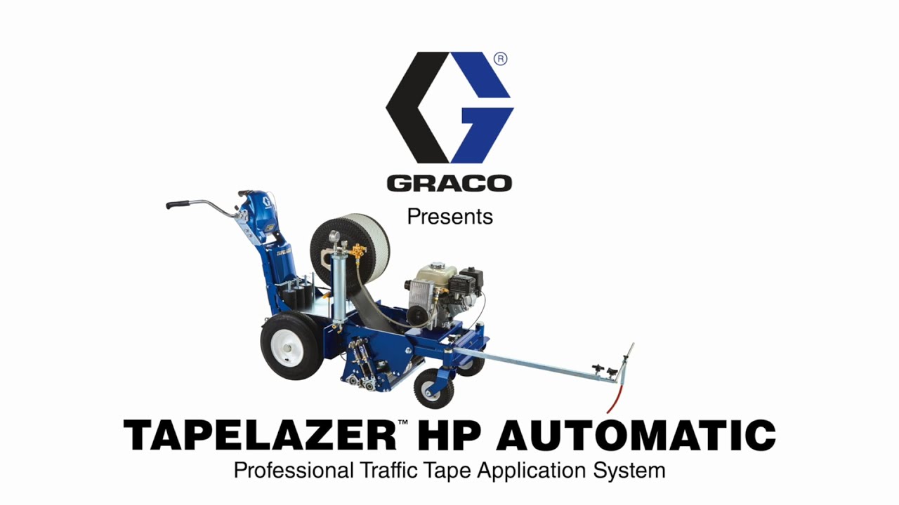 Graco TapeLazer HP Automatic - traffic tape applicator