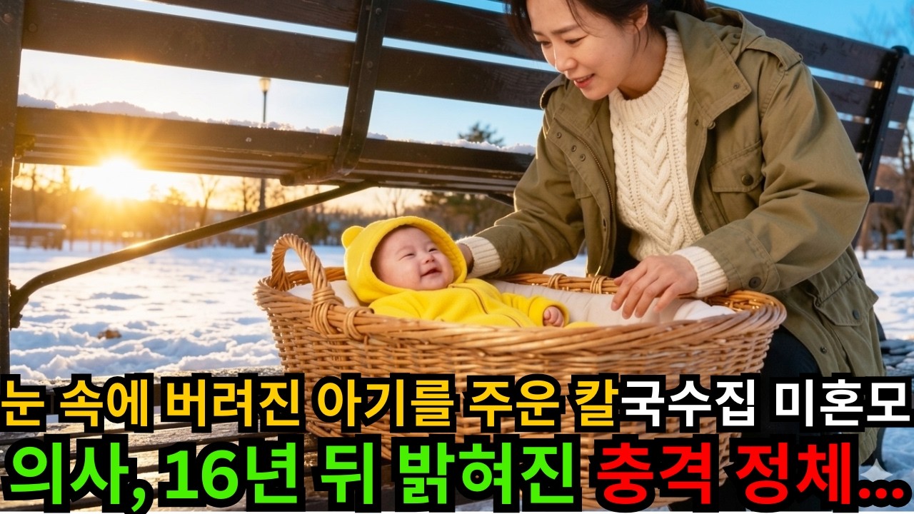 “눈속 아기를 구한 의사, 16년 후 재벌 천재로 밝혀지다”