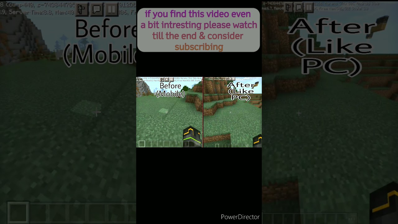 How to set HUD like #pc in #minecraft Mobile!! #shorts #ytshorts #minecraftshorts #stressedout