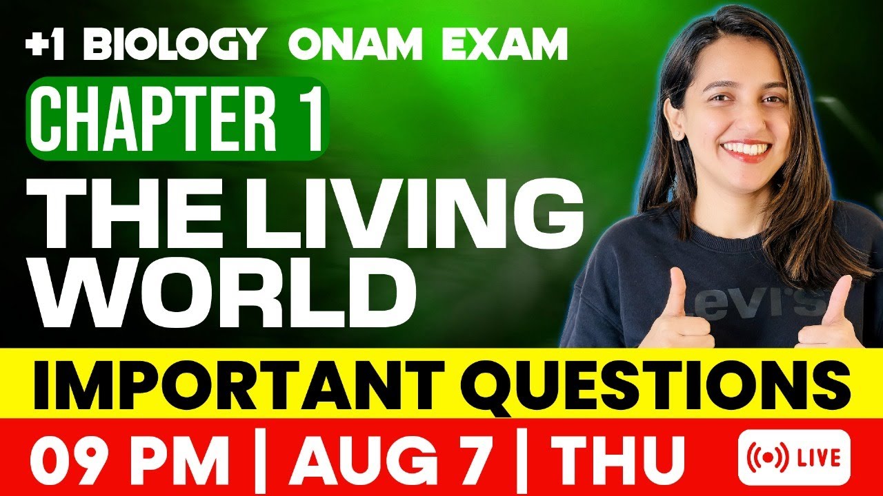 Plus One Biology Onam Exam | The Living World | Important Questions | Exam Winner +1