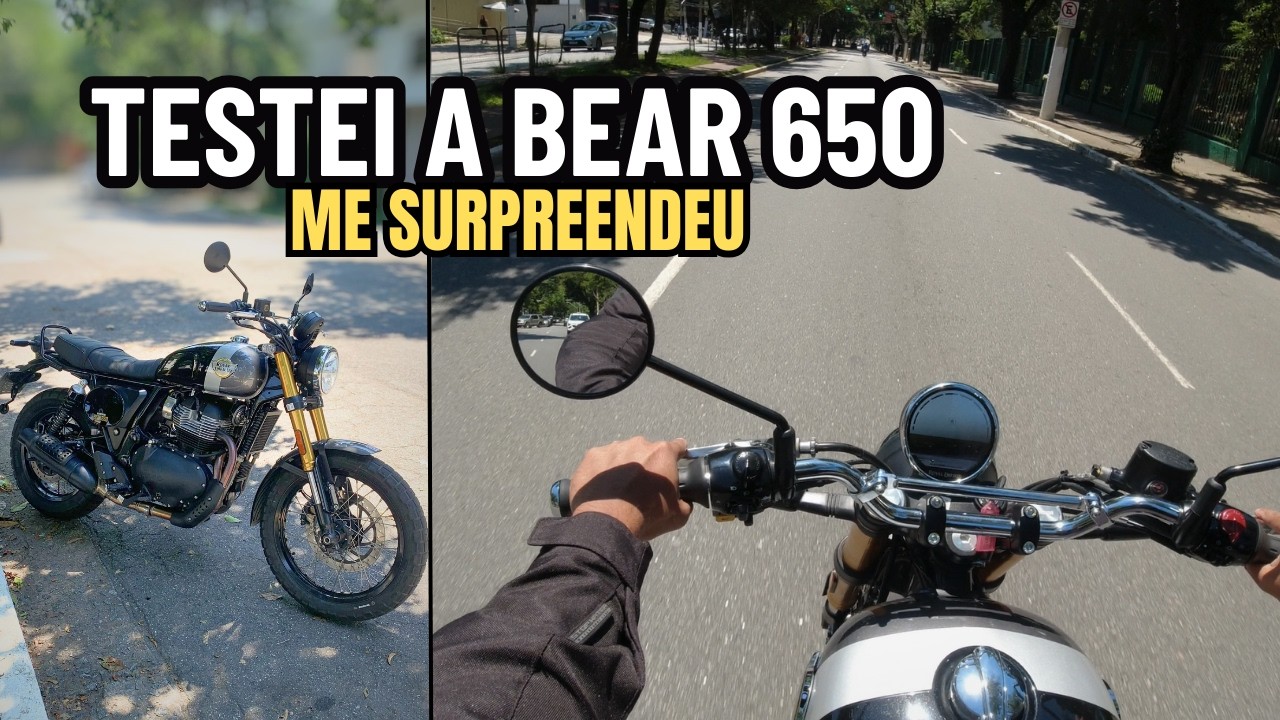 Bear 650: melhor que a Interceptor? Teste real na rua