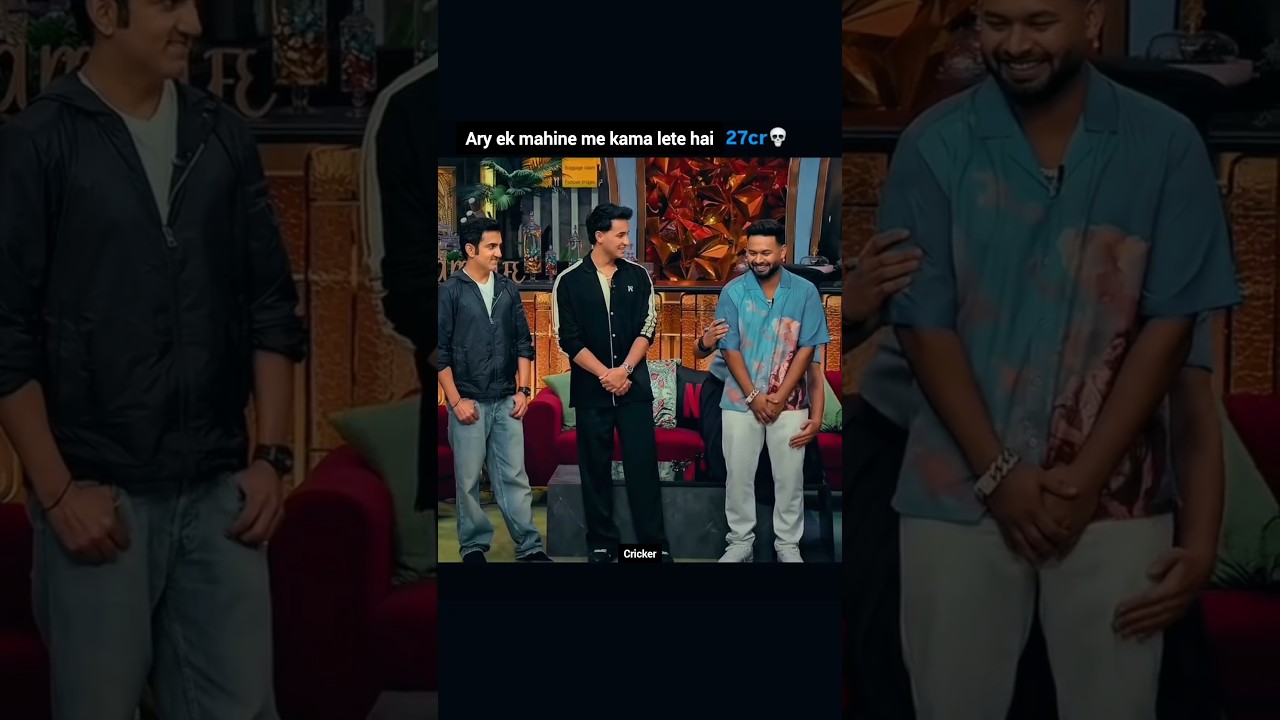 27 cr to ek mahine me kama lete hai 💀 #rishabhpant #kapilsharmashow #cricketlover