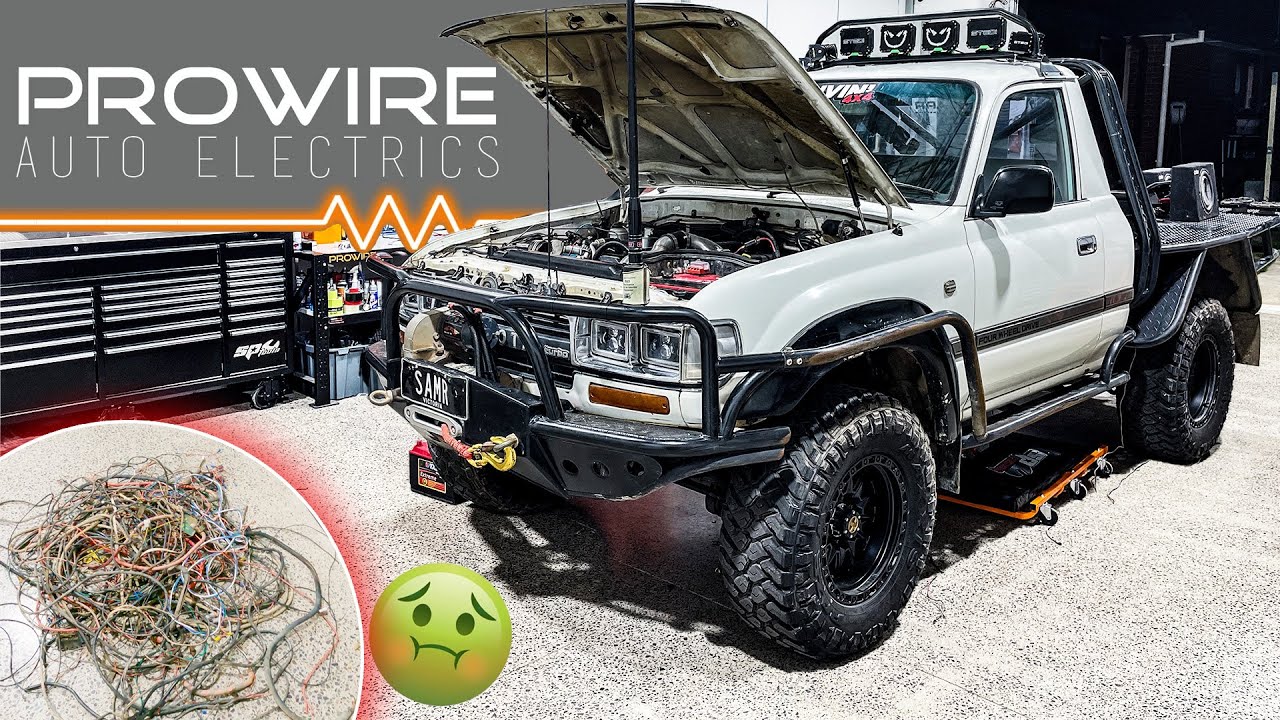 Chopped 80 Series Gets A Full Re-Wire at Prowire Auto Electrics!