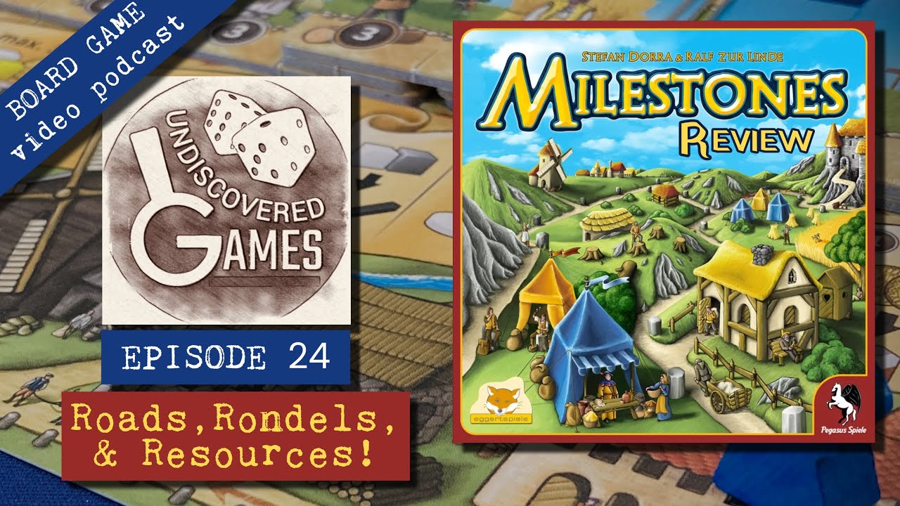 MILESTONES Board Game - Full Tutorial How To Play & Review - Episode 24: Roads, Rondels, & Resources