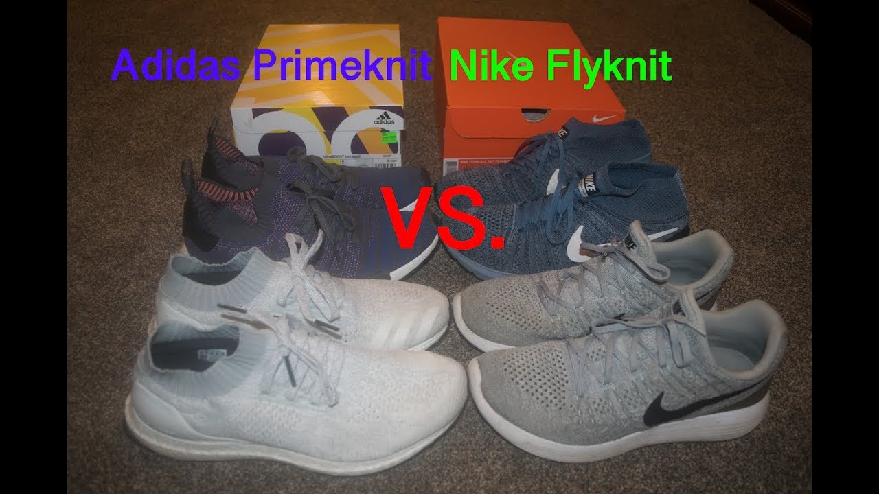 Adidas Primeknit vs. Nike Flyknit!!! What's better!!? Pros and Cons!