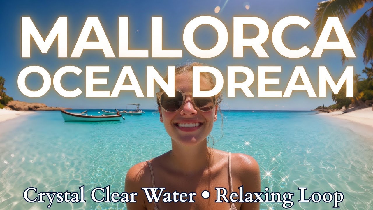 Mallorca Sea 2026 Relaxing and Chill Music | Beach Ambience 4K TV Background