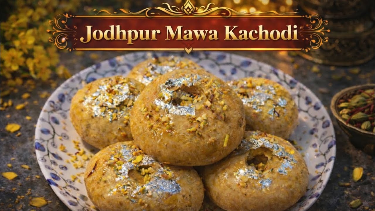 Jodhpur Famous Mawa Kachodi Recipe | Authentic Rajasthani Sweet Kachori